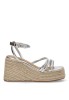 Sandalia mujer SORAIA 7u2 plata