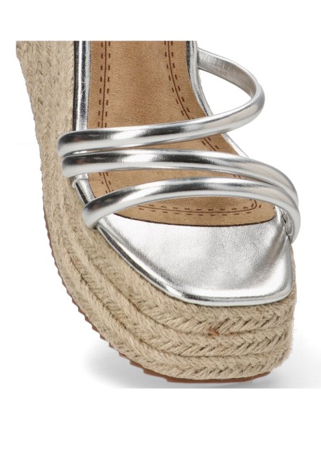 Sandalia mujer SORAIA 7u2 plata