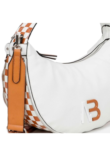 Bolso de mujer BINNARI 20450 blanco sintetico 