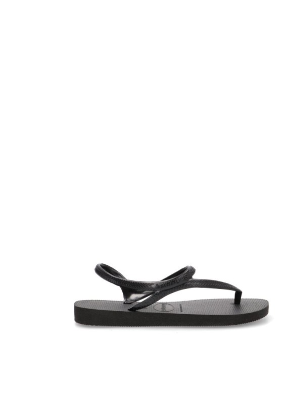 Chanclas sandalias playa de mujer HAVAIANAS 4000039 negro goma suela plana