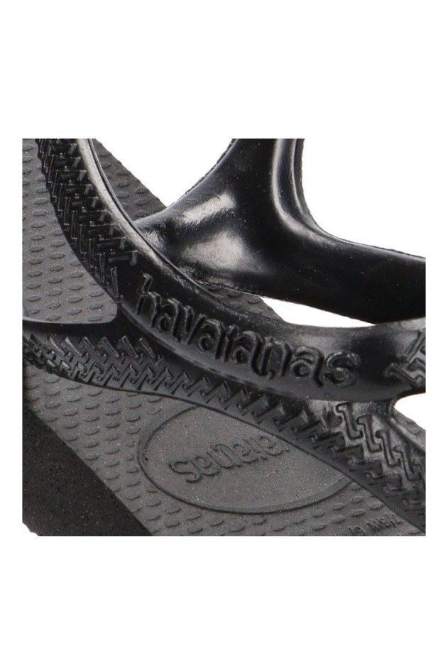 Chanclas sandalias playa de mujer HAVAIANAS 4000039 negro goma suela plana