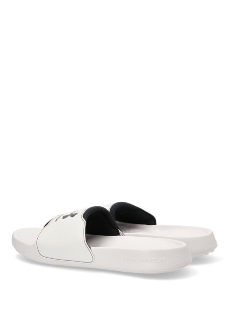 Chanclas sandalias playa de hombre UNDER ARMOUR 3027219 blanco sintetico suela plana
