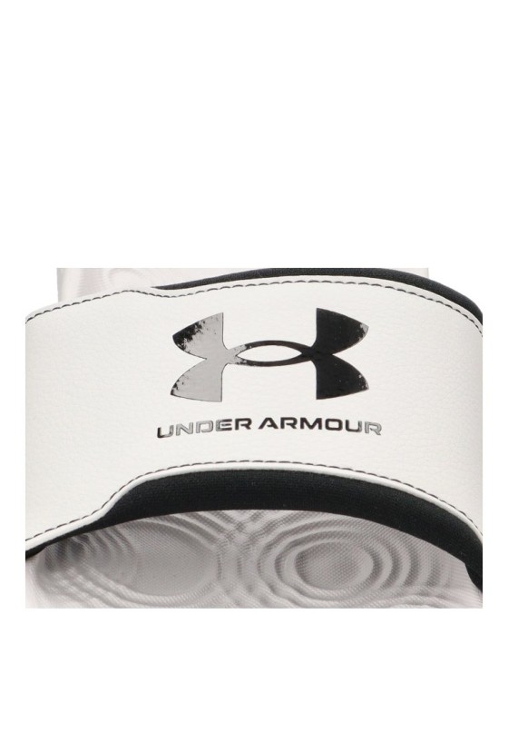 Chanclas sandalias playa de hombre UNDER ARMOUR 3027219 blanco sintetico suela plana