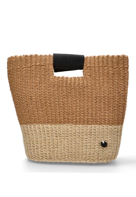 Bolso de mujer KBAS 3182514 taupe rafia 