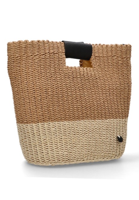 Bolso de mujer KBAS 3182514 taupe rafia 