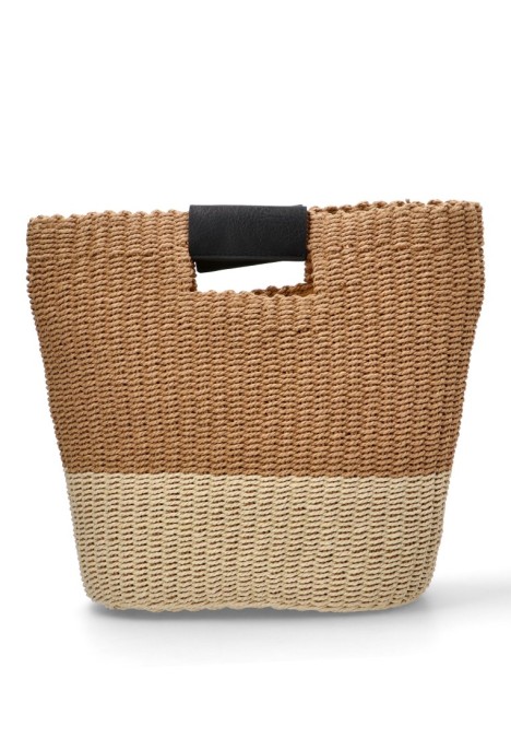 Bolso de mujer KBAS 3182514 taupe rafia 