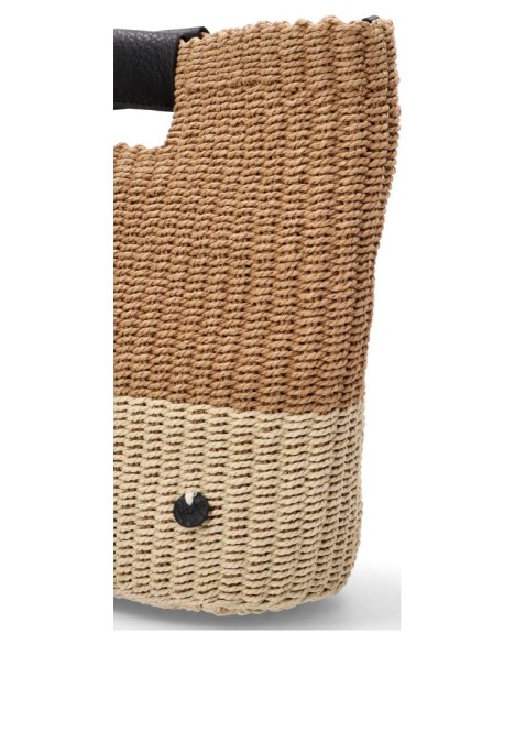 Bolso de mujer KBAS 3182514 taupe rafia 