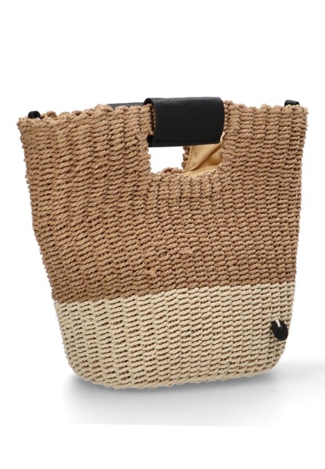 Bolso de mujer KBAS 3182515 taupe rafia 