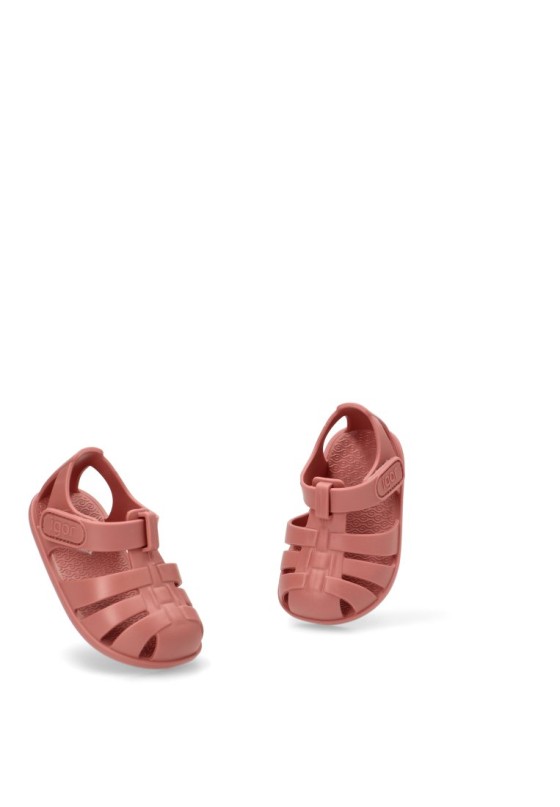 Chanclas sandalias playa de niña IGOR nemo solid rosa goma suela plana