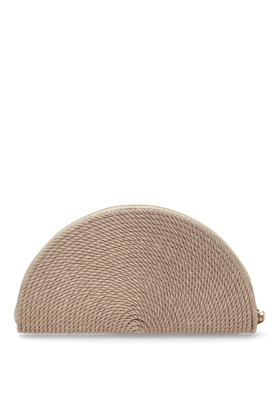 Bolso mano de mujer Luna Collection ast20564 oro textil  
