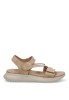 Sandalia de mujer ARMONY 41026 beige sintetico suela plana