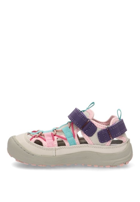 Sandalia de niña GIOSEPPO hodgdon beige sintetico suela plana