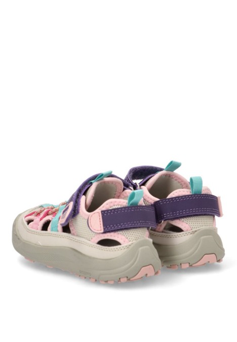 Sandalia de niña GIOSEPPO hodgdon beige sintetico suela plana