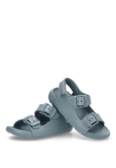 Chanclas sandalias playa de niño IGOR maui azul goma suela plana