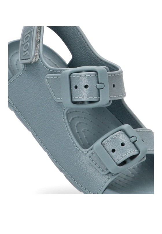 Chanclas sandalias playa de niño IGOR maui azul goma suela plana