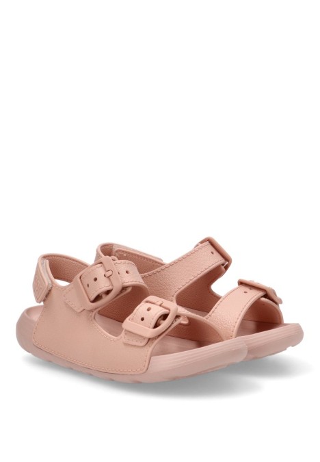 Chanclas sandalias playa de niña IGOR maui rosa goma suela plana