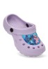 Zueco de niña Luna Collection 2300006437 lila goma suela plana