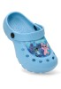 Zueco de niña Luna Collection 2300006437 azul goma suela plana