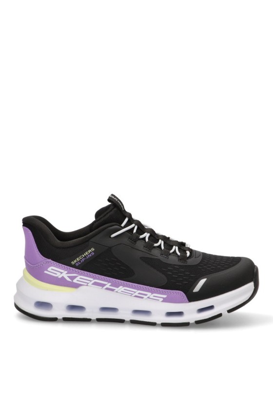 zapatillas negras mujer casual Skechers 303654L