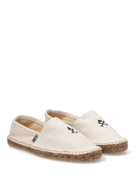 Alpargata de hombre HARPER & NEYER 704325001 beige textil  suela plana
