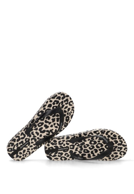 Chanclas sandalias playa de mujer ETIKA c-10103 negro goma suela doble