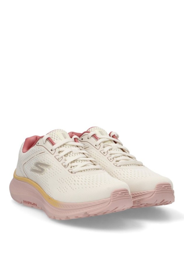 Deportivo de mujer SKECHERS 128607 natural textil  suela plana