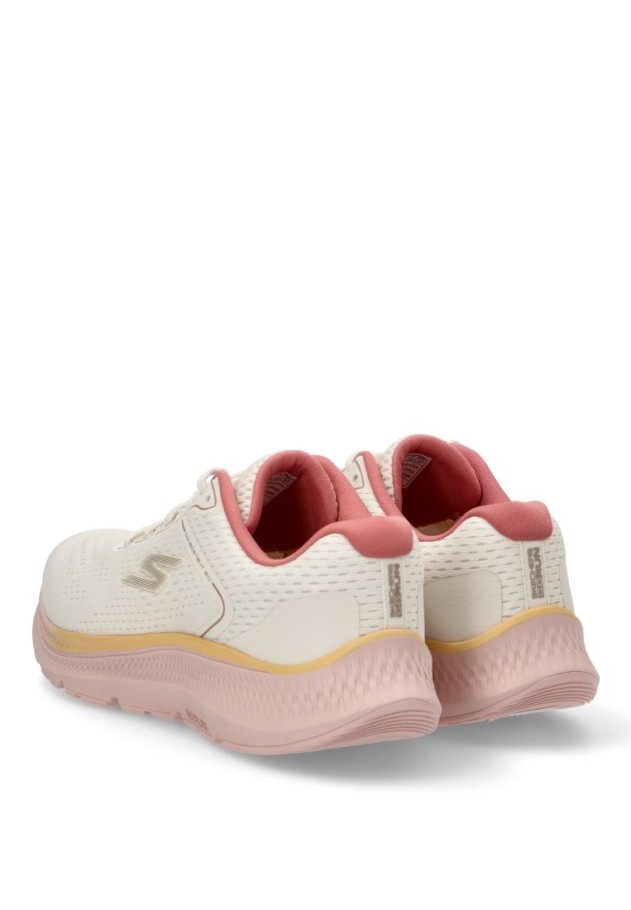 Deportivo de mujer SKECHERS 128607 natural textil  suela plana