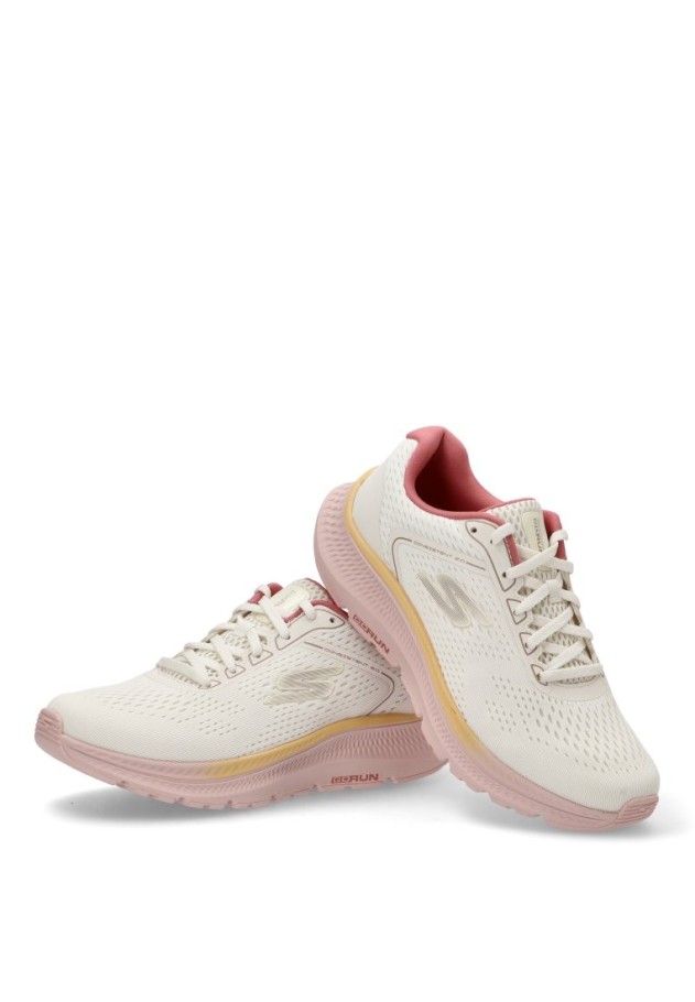Deportivo de mujer SKECHERS 128607 natural textil  suela plana