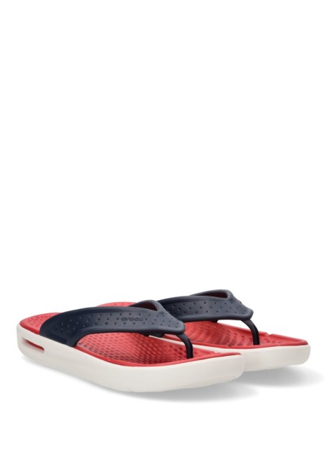 Chanclas sandalias playa de hombre CROCS 211101 marino goma suela plana