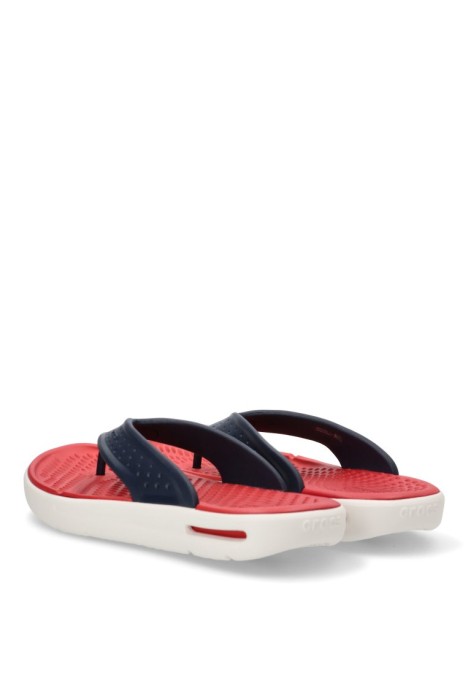 Chanclas sandalias playa de hombre CROCS 211101 marino goma suela plana