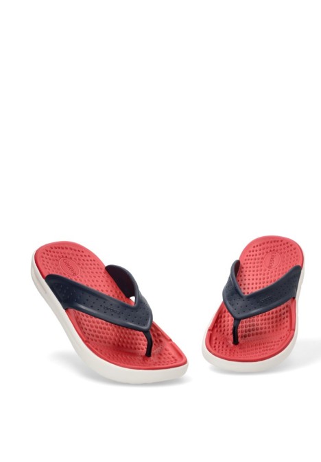 Chanclas sandalias playa de hombre CROCS 211101 marino goma suela plana