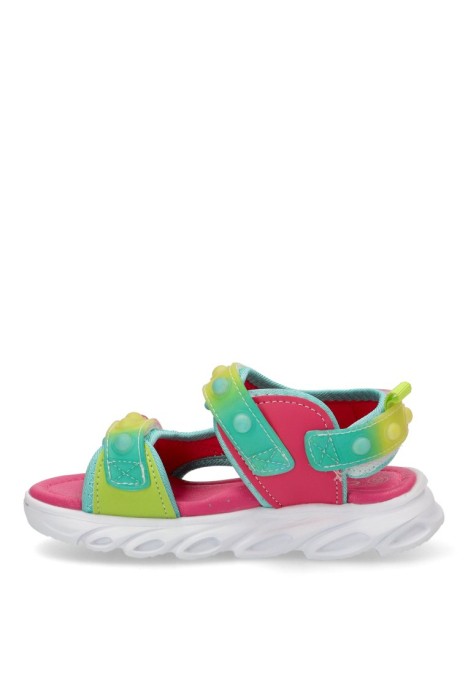 Sandalia de niña CONGUITOS cosh260012 rosa sintetico suela plana