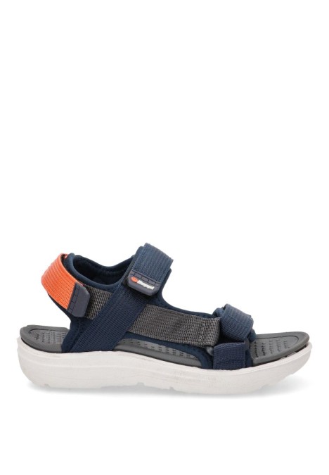 Sandalia de niño BEPPI 2211440 marino textil  suela plana