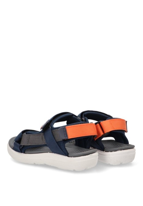 Sandalia de niño BEPPI 2211440 marino textil  suela plana