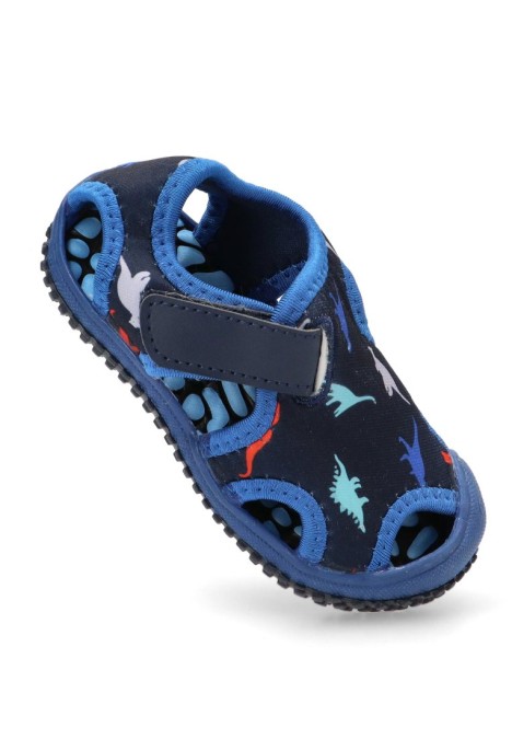 Chanclas sandalias playa de niño LUNA KIDS c161 azul textil  suela plana