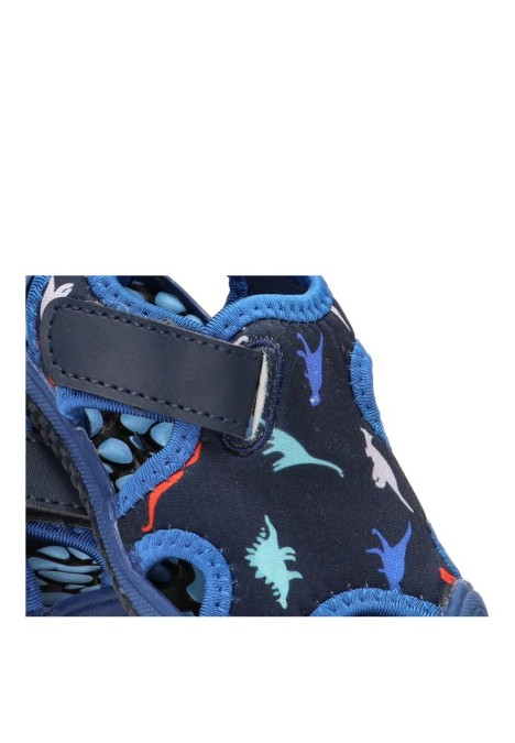 Chanclas sandalias playa de niño LUNA KIDS c161 azul textil  suela plana