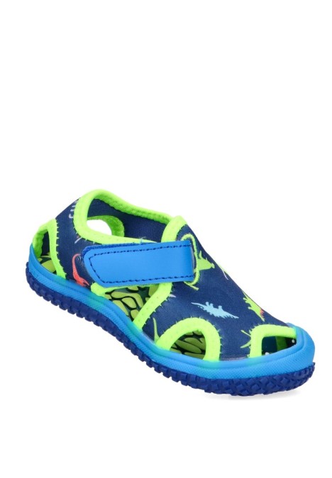 Chanclas sandalias playa de niño LUNA KIDS c161 verde textil  suela plana