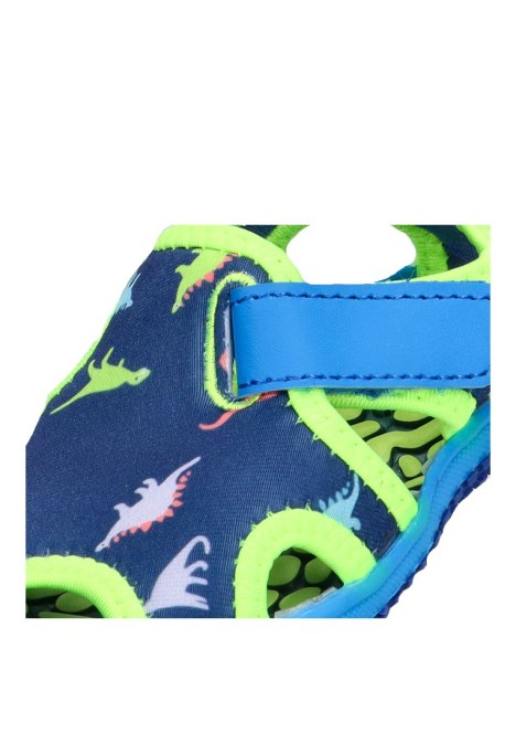Chanclas sandalias playa de niño LUNA KIDS c161 verde textil  suela plana
