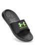 Chanclas sandalias playa de niño UNDER ARMOUR 3027225 verde sintetico suela plana