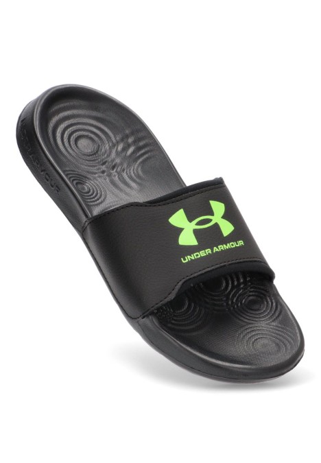 Chanclas sandalias playa de niño UNDER ARMOUR 3027225 verde sintetico suela plana
