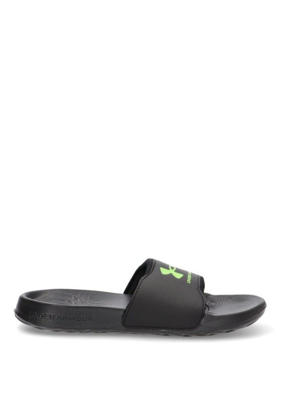 Chanclas sandalias playa de niño UNDER ARMOUR 3027225 verde sintetico suela plana