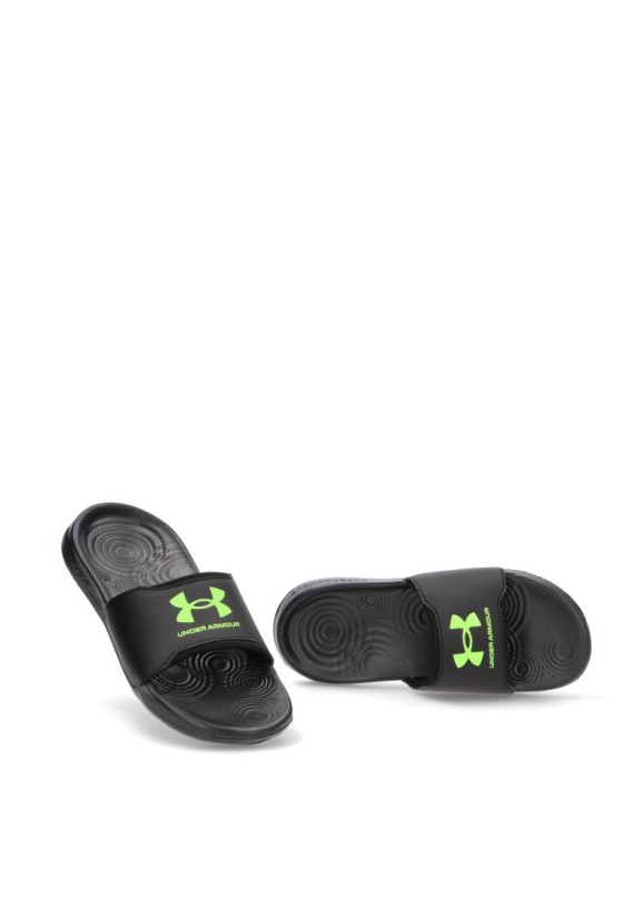 Chanclas sandalias playa de niño UNDER ARMOUR 3027225 verde sintetico suela plana
