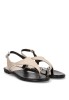 Sandalia de mujer Luna Collection bp-5277 beige sintetico suela plana