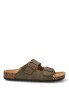 Sandalia de hombre Luna Collection 27-2012c kakhi sintetico suela plana