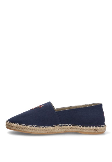 Alpargata de hombre  wiss25calal000 marino textil  suela plana