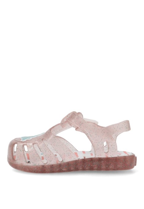 Chanclas sandalias playa de niña GIOSEPPO sosua rosa goma suela plana