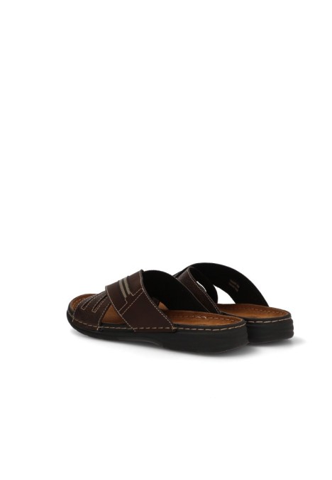 Sandalia de hombre ARIZONA 611 marron sintetico suela plana