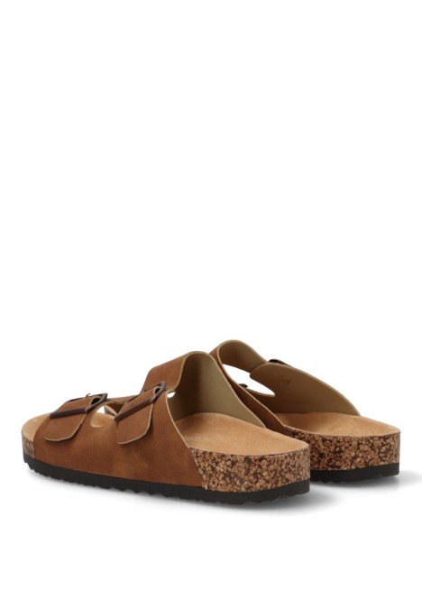 Sandalia de hombre Luna Collection 27-2012c cuero sintetico suela plana