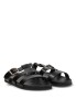 Sandalia de mujer SORAIA xzy-2a011 negro sintetico suela plana