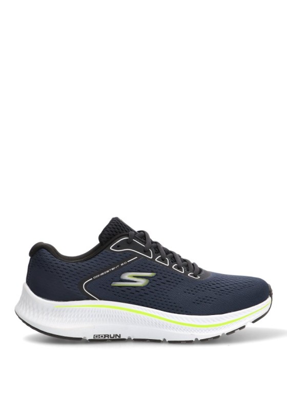 Deportivo de hombre SKECHERS 220865 marino sintetico suela plana